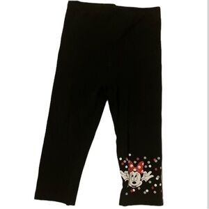 Disney Minnie Mouse Black Leggings